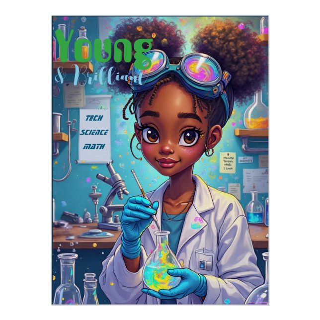 Póster Briliant Young Scientist (Anverso)