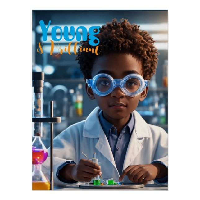 Póster Briliant Young Scientist (Anverso)