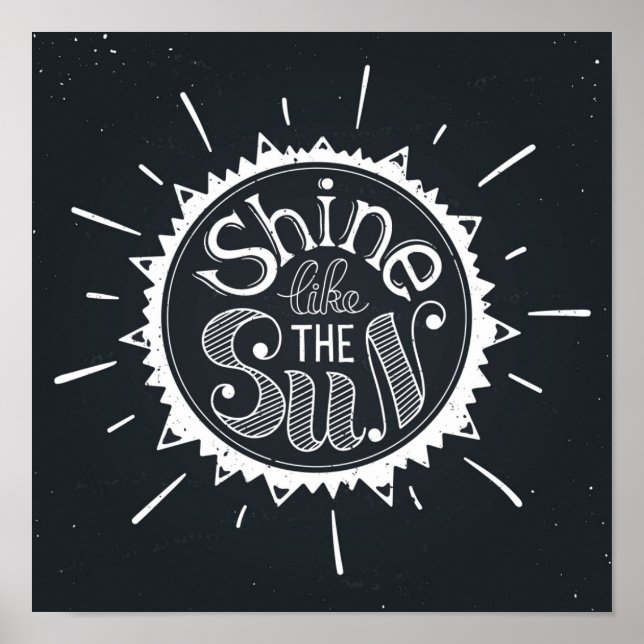 Póster Brilla Como El Sol (Frente)