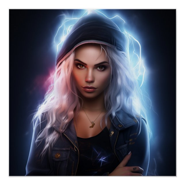 Poster Brillant  Adorable Angel (Anverso)