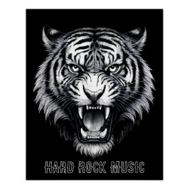 Poster brillant Hard Rock Music