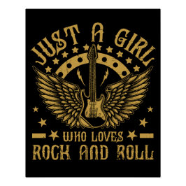 Poster brillant Music Rock and Roll 