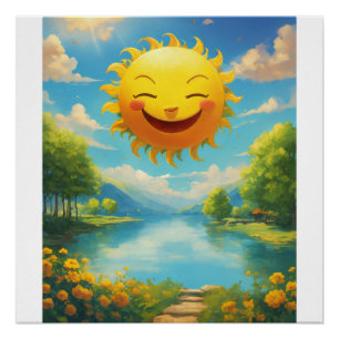 Póster brillante