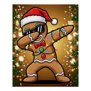 Póster Brillante de Navidad