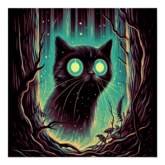 Póster Brillante de noche enigmática (Anverso)