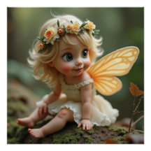 Póster Brillante de Rosalía Fairy