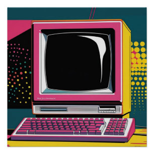 Póster brillante de tecnología de comunicación   A