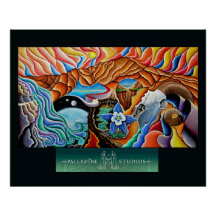 poster brillante de 'Tequila Sunset'