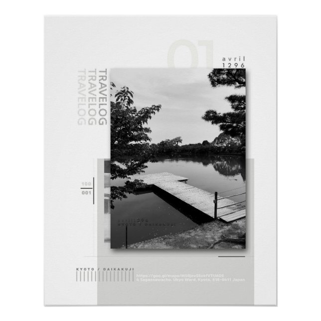 poster brillante de travelog_1 (Anverso)