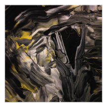 Poster brillante pintura abstracta moderna intuiti