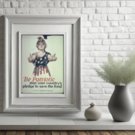 Póster Brillante Ser Patriota