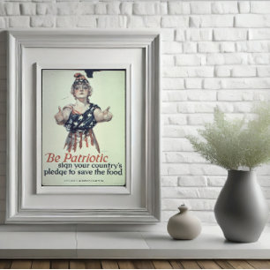 Póster Brillante Ser Patriota