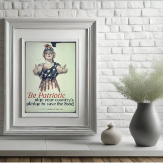 Póster Brillante Ser Patriota
