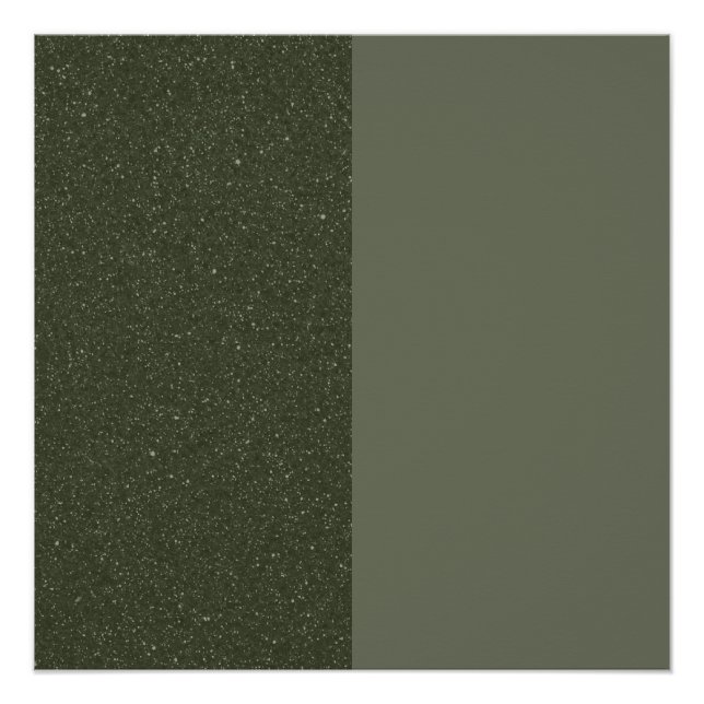 Poster brillante verde de dos tonos moscoteros - P (Anverso)