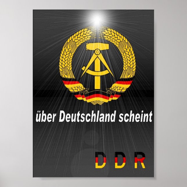 Póster Brillantes de DDR (Frente)