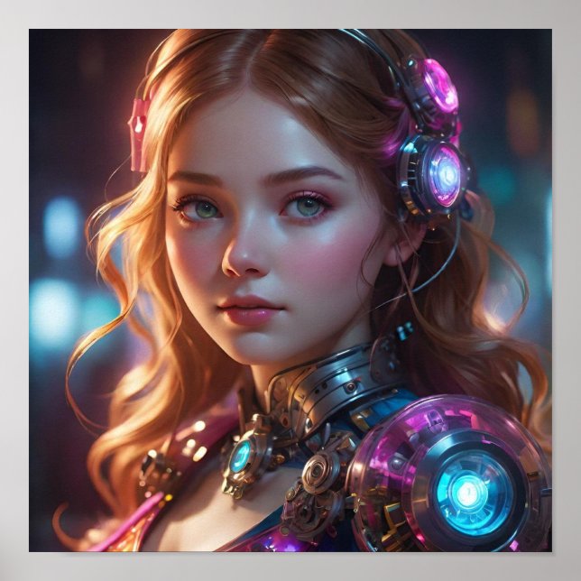 Póster Brillo colorido (Frente)