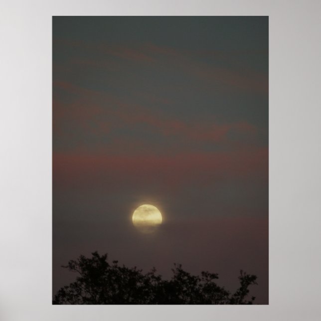 Póster Brillo de luna llena (Frente)