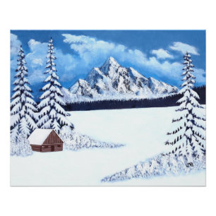 Póster Brillo Invierno Mágico