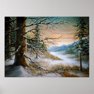 Póster Brillo vespertino