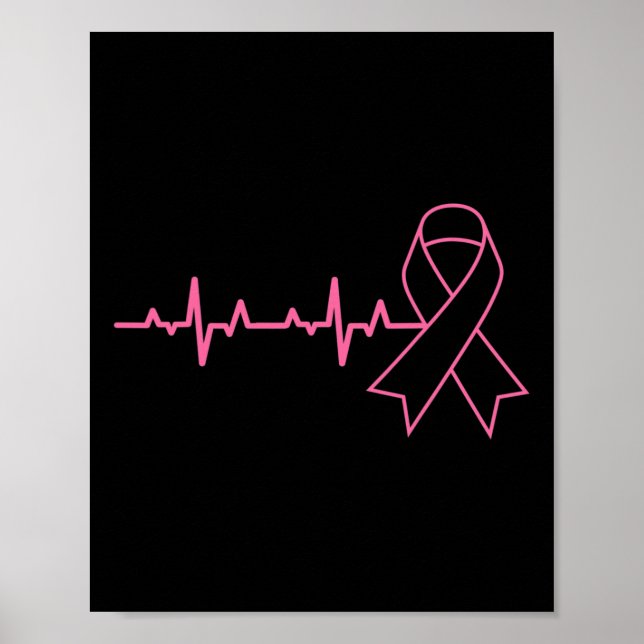 Póster Brindar a conocer el cáncer de mama (Frente)
