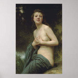 Póster Brisa de la Bouguereau-Primavera de