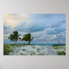 Póster Brisa de las Bahamas al Atardecer, Treasure Cay
