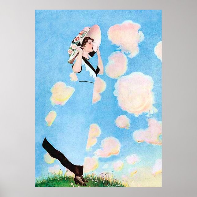 Póster Brisa de verano de C Coles Phillips (Frente)