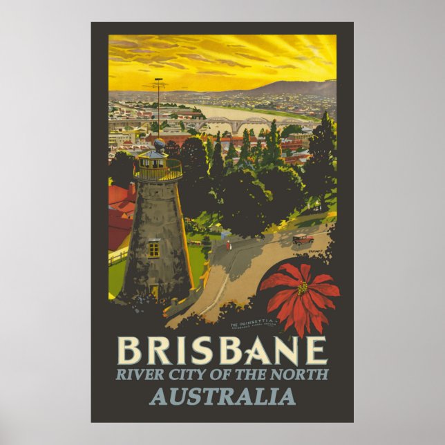 Póster Brisbane (Australia) (Frente)