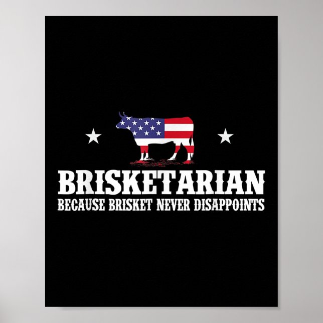Póster Brisketarian porque Brisket nunca decepciona - B (Frente)