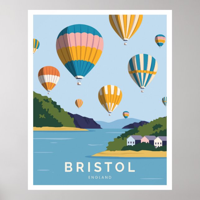Póster Bristol England (Frente)