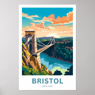 Póster Bristol England Travel Print