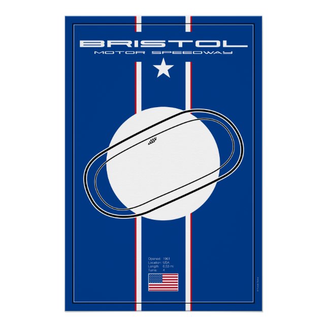 Póster Bristol Motor Speedway (Anverso)