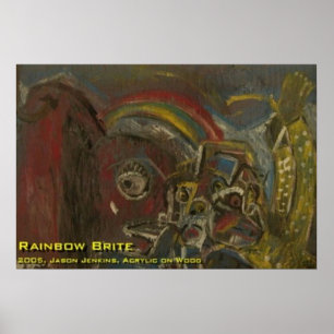 Póster Brita arcoiris