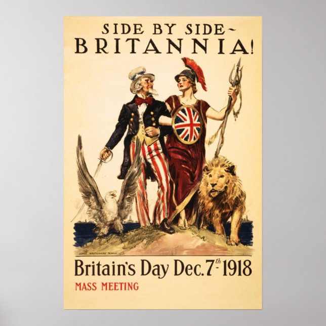 Póster ¡BRITANIA! Aliados de la Primera Guerra Mundial de (Frente)