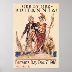 Póster Britannia lado a lado