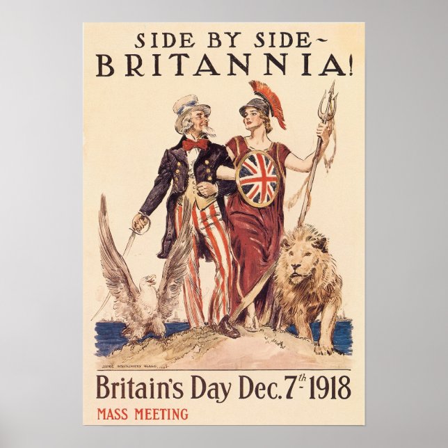 Póster Britannia lado a lado (Frente)