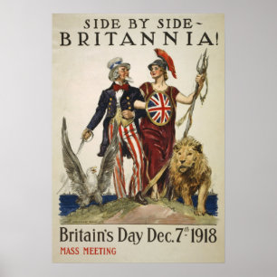 Póster Britannia lado a lado