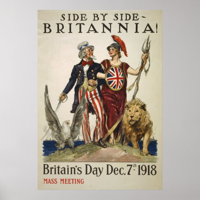 Póster Britannia lado a lado (Frente)