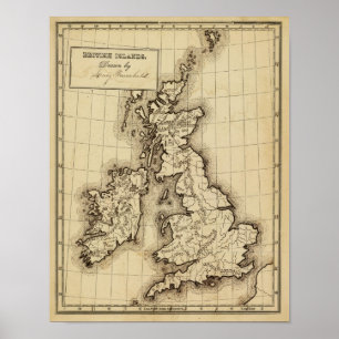 Póster British Islands