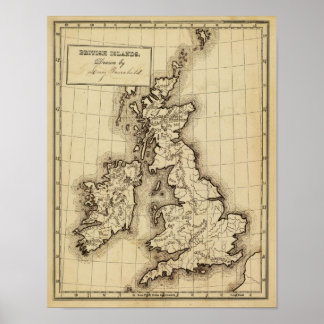 Póster British Islands