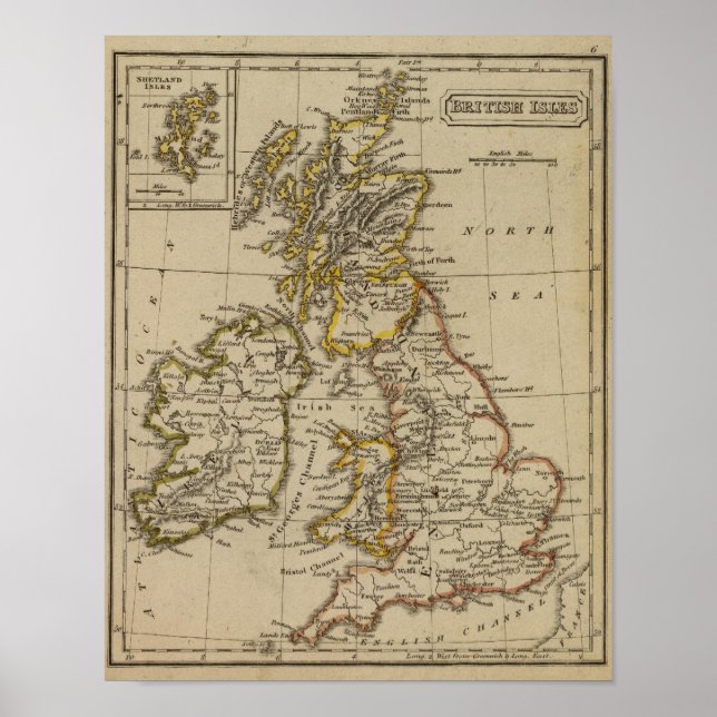 Póster British Isles 3 (Frente)