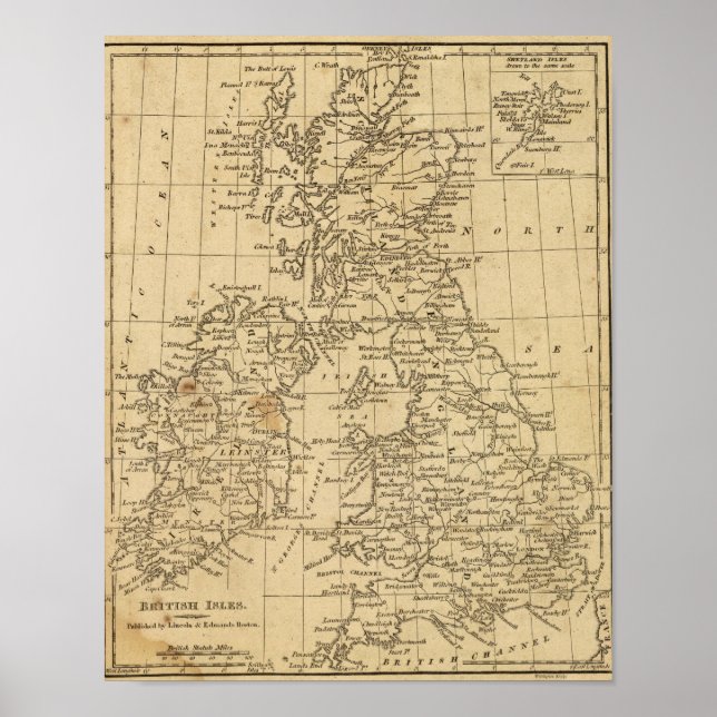 Póster British Isles 4 (Frente)