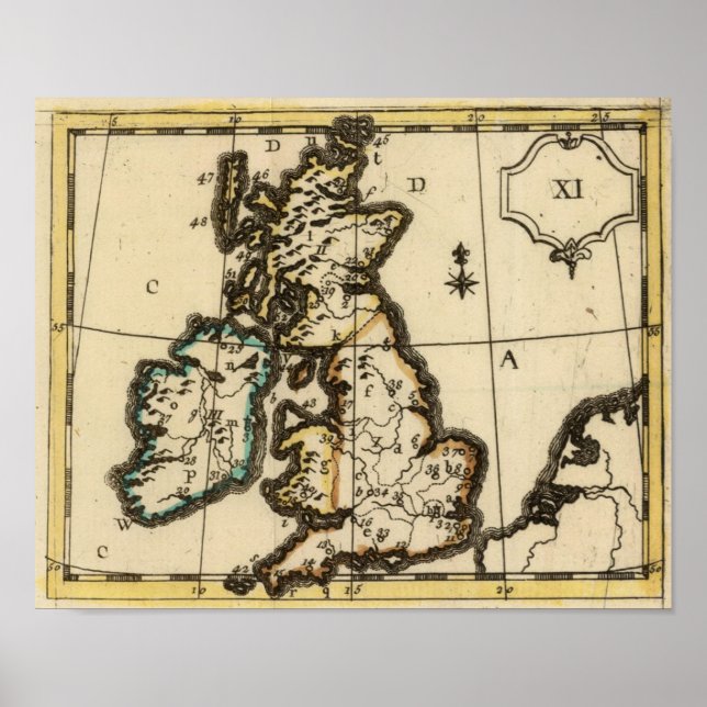 Póster British Isles 7 (Frente)