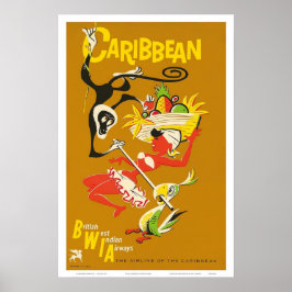 Póster British West Indies Airways