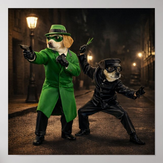 Póster "Britt Reid & Kato" (Frente)