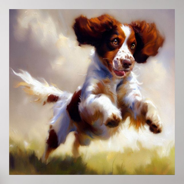 Póster Brittany Dog (Frente)