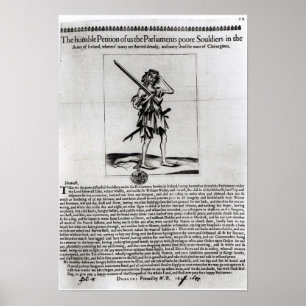 Póster Broadsheet de Dublín, 1647