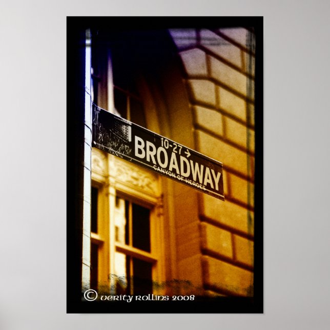 Póster Broadway (Frente)