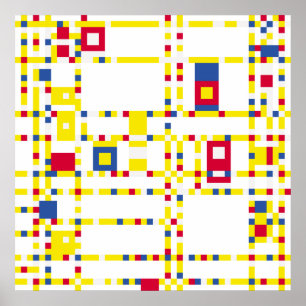 Póster Broadway Boogie Woogie