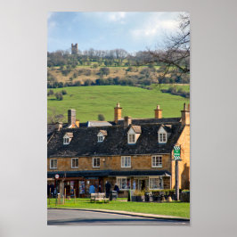 Póster Broadway Cotswolds Worcestershire Inglaterra Reino
